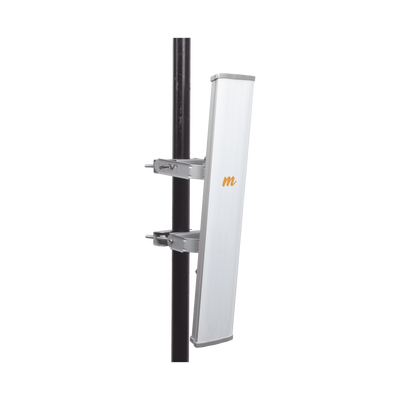 Antena Sectorial MIMO 4X4 de 45 º 4.9 - 6.4 GHz IP55 Ganancia de 22 dBi 4 Conectores N-hembra Montaje y Jumper tipo N incluido.