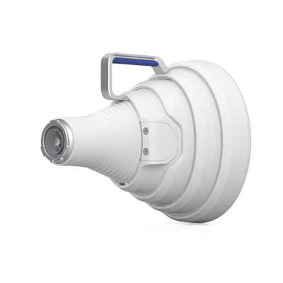 Antena Sectorial 30° tipo Horn para Multipunto 19.5 dBi. Rango extendido 5.15 - 6.875 GHz. Alto aislamiento al ruido. Compatible solo con AF5XHD RP5ACGEN2 y LTURocket