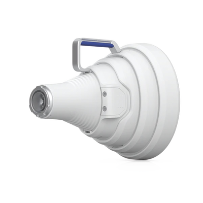 Antena Sectorial 30° tipo Horn para Multipunto 19.5 dBi. Rango extendido 5.15 - 6.875 GHz. Alto aislamiento al ruido. Compatible solo con AF5XHD RP5ACGEN2 y LTURocket
