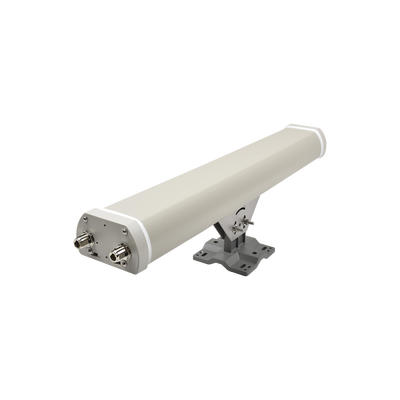 Antena Sectorial de 70° de Apertura en 2.4 GHz de 14 dBi de Ganancia Con 2 Conectores N-Hembra Polaridad Cruzada