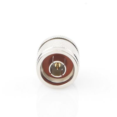 Adaptador en Línea de Conector SMA Macho a N Macho Níquel/ Oro/ Teflón.