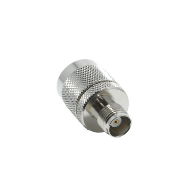 Adaptador en Línea de Conector TNC Hembra a N Macho Níquel/ Oro/ Teflón.