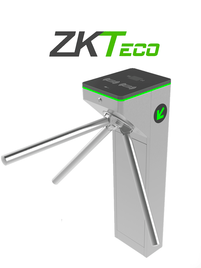 ZKTECO MTS1000 - Torniquete Bidireccional / Acero SUS304 / 110V / 25 x min / Carril 50 cm / Exterior Protegido / 2 millones de Ciclos / No cuenta con Lectores y Panel / Compatible con Equipos de Rostro Palma Huella Tarjeta y Código QR #MCI2 #HD8