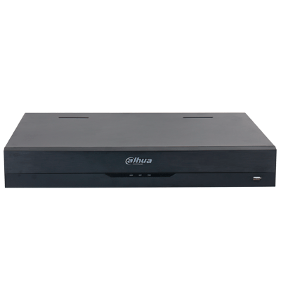 DAHUA DHI-NVR5416-16P-EI -NVR de 16 canales IP4K con tecnología Acupick y WizSense 16 puertos PoE 8ePoE y 4 bahías para discos duros. Incluye canales con reconocimiento facial SMD Plus soporte para cámaras con IA y protección perimetral #IMD