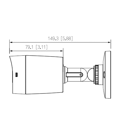 DAHUA KITXVR1B04-I+2-B1A21N/ Kit de 4 Canales de 2 Megapixeles/ DVR Cooper-I WizSense/ Con IA/ 2 Camaras B1A21 con Lente de 3.6mm/ 1080p/ 4 Canales + 1 IP o Hasta 5 Canales IP/ SMD Plus/ Accesorios Incluidos