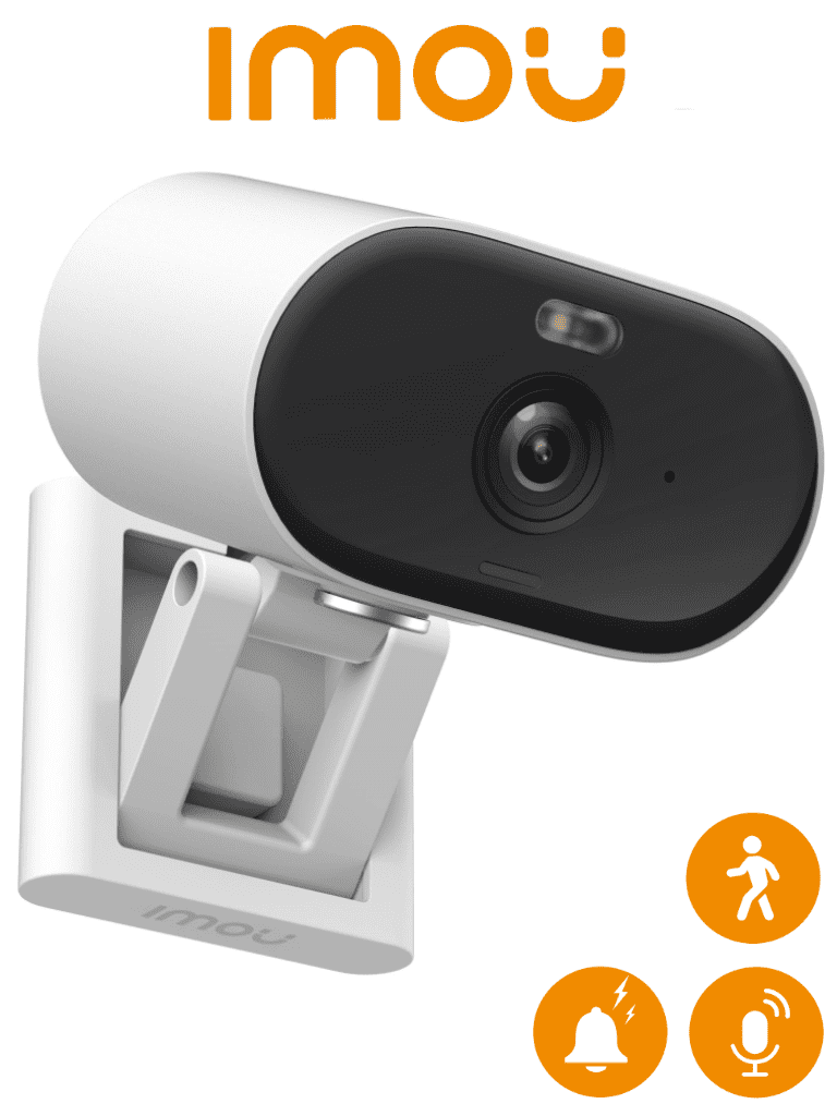 IMOU VERSA (IPC-C22FN-C) - Cámara IP WiFi IMOU VERSA de 2 MP con lente de 2.8 mm y 97° de apertura ofrece compresión H.265 audio bidireccional sirena visión nocturna de 20 m ranura MicroSD detección de humanos y certificación IP65 #MCI2 #IMMC