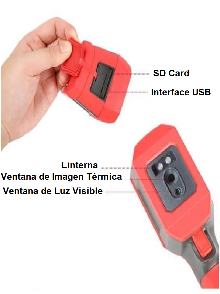 ZKTECO 178K Plus - Cámara Termográfica infrarroja con alta resolución térmica / Medición de Temperatura / Antipandemia / Alarma de Alta Temperatura / No incluye Accesorio de Montaje