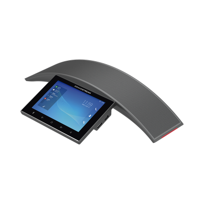Teléfono - Audioconferencias IP Android 10 12 líneas SIP con 12 cuentas pantalla táctil 8" puertos Gigabit Wi-Fi Bluetooth PoE codec Opus IPV4/IPV6 con gestión en la nube GDMS