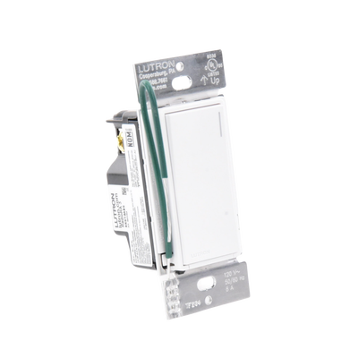 (RadioRa3) Apagador Sunnata color blanco mate para linea Radio Ra3 8A de iluminación 5.8A Motor