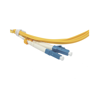 Jumper de Fibra Óptica Duplex Monomodo con Conectores LC/UPC-LC/UPC 2 metros