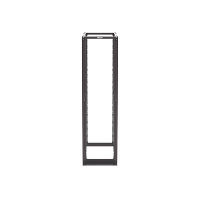 Rack de Cuatro Postes Estándar de 19" Rieles Con Orificio Para Tuerca Enjaulada Profundidad Máxima de 41.5 in 45 Unidades de Rack Color Negro