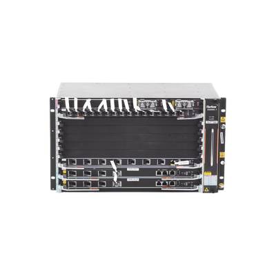 OLT Carrier Class Modular GPON 6 Ranuras de Servicio Incluye 1 Tarjeta de Servicio 16 puertos GPON crecimiento hasta 96 puertos GPON 6 UR Gestión por UNM2000 CLI (Incluye Instalación de software UNM2000)