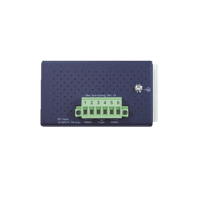 Switch PoE Industrial No Administrable de 4 Puertos PoE 10/100/1000T 802.3at 2 Puertos SFP 10/1000X