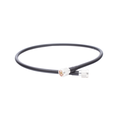 Jumper de 85 cm. con Cable Coaxial LMR400 conectores N Macho en Ambos Extremos.