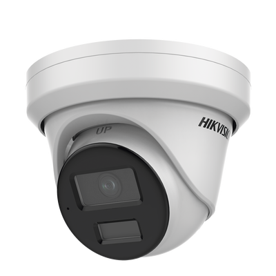 Turret IP 8 Megapixel (4K) / Lente 2.8 mm / 40 mts IR / Exterior IP67 / Micrófono Integrado / DARKFHGITER / Alarmas y Audio I/O / PoE / ONVIF / Micro SD / 4 Analíticos: AcuSense Deteccion Facial Conteo de Personas por Cruce y Zona