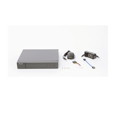 DVR  4 Canales TurboHD + 4 Canales IP / 8 Megapíxel (4K) / Audio por Coaxitron / ACUSENSE Lite / 1 Bahía de Disco Duro / H.265+ / Salida en Full HD