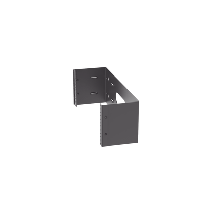 Rack Abierto de Instalación en Pared con Bisagras Profundidad de 159 mm 19 in de Ancho 4 UR Color Negro
