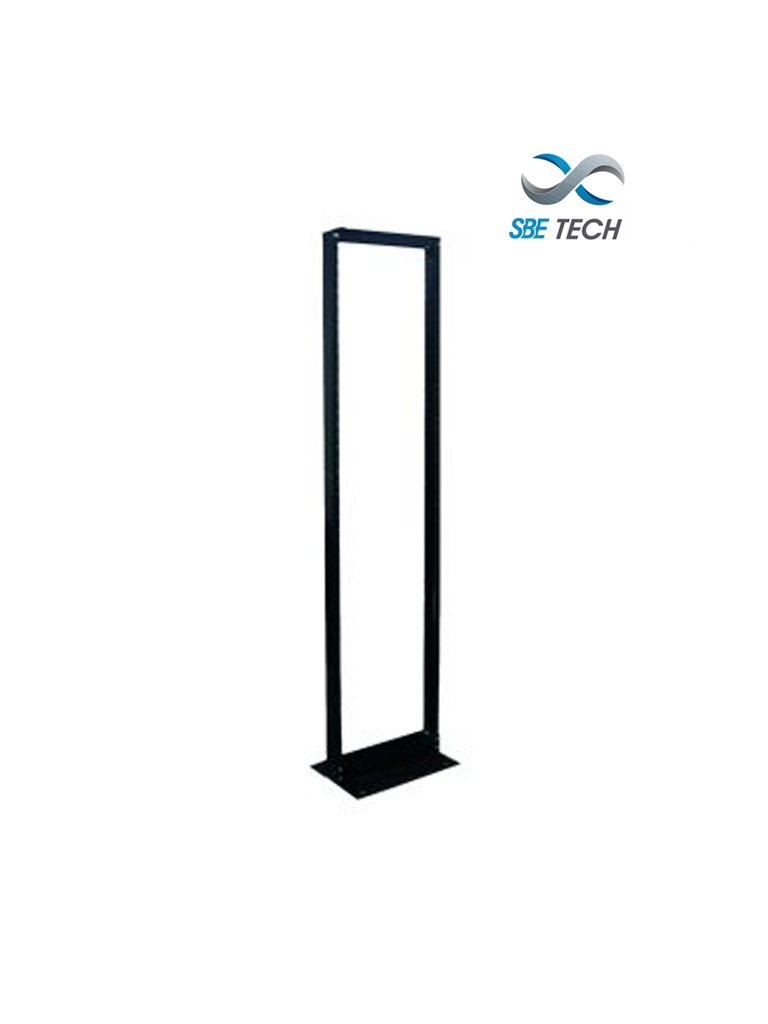 SBETECH SBE-RR719 - Rack liviano de piso en acero 42U con perforación roscada 12-24 capacidad de 350 kg y altura de 7 pies