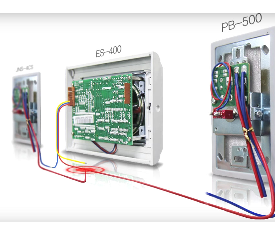COMMAX PB500 - Botón de presencia para sistema de llamado de enfermería / Interruptor para indicar mediante luz de corredor la atención de enfermera en la habitación / Conexión con JNS4CS