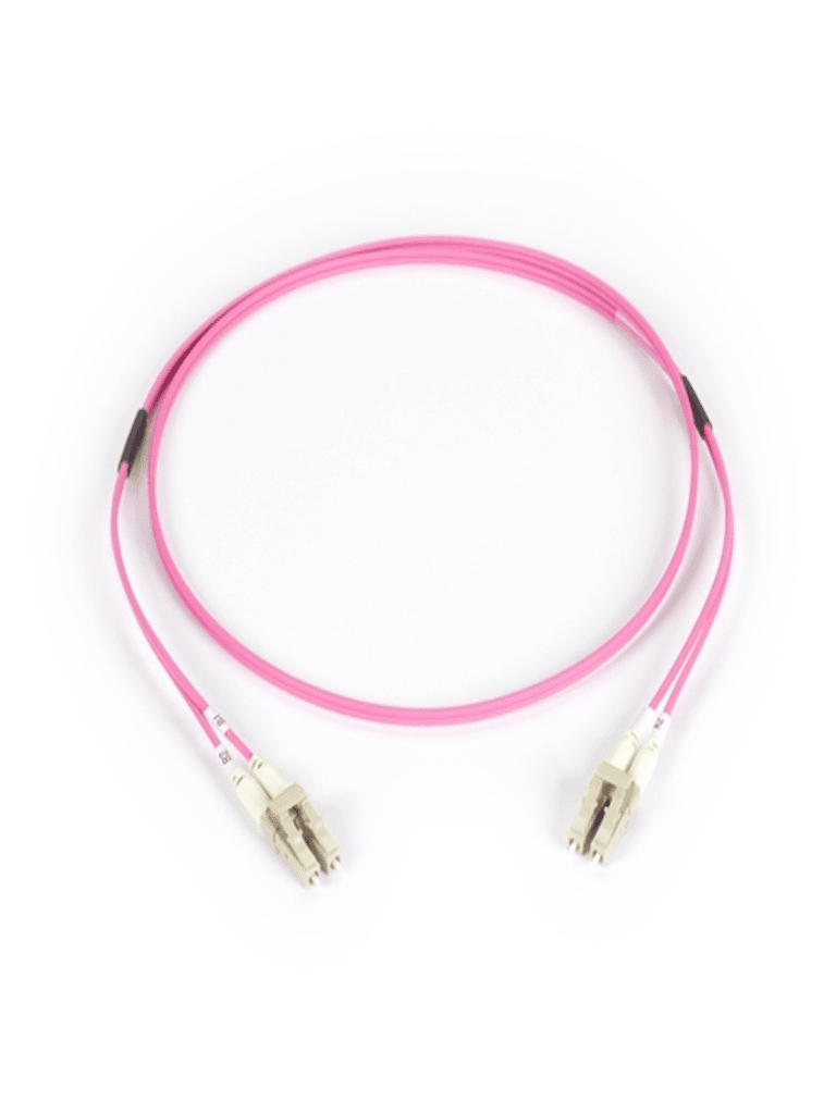SBETECH SBE-JUMLC-LC-1M50 - Jumper LC-LC MM 50/125µm OM4 dúplex 2mm 1 metro con conectores UPC