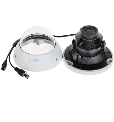 DAHUA HAC-HDBW1200R-Z- Cámara Domo Antivandálica de 2 Megapíxeles/ Lente Motorizado de 2.7 a 12mm/ IR de 30 Metros/ Metalica/ IP67/ IK10/ Soporta CVI/CVBS/AHD/TVI/ BLC/HLC/DWDR/