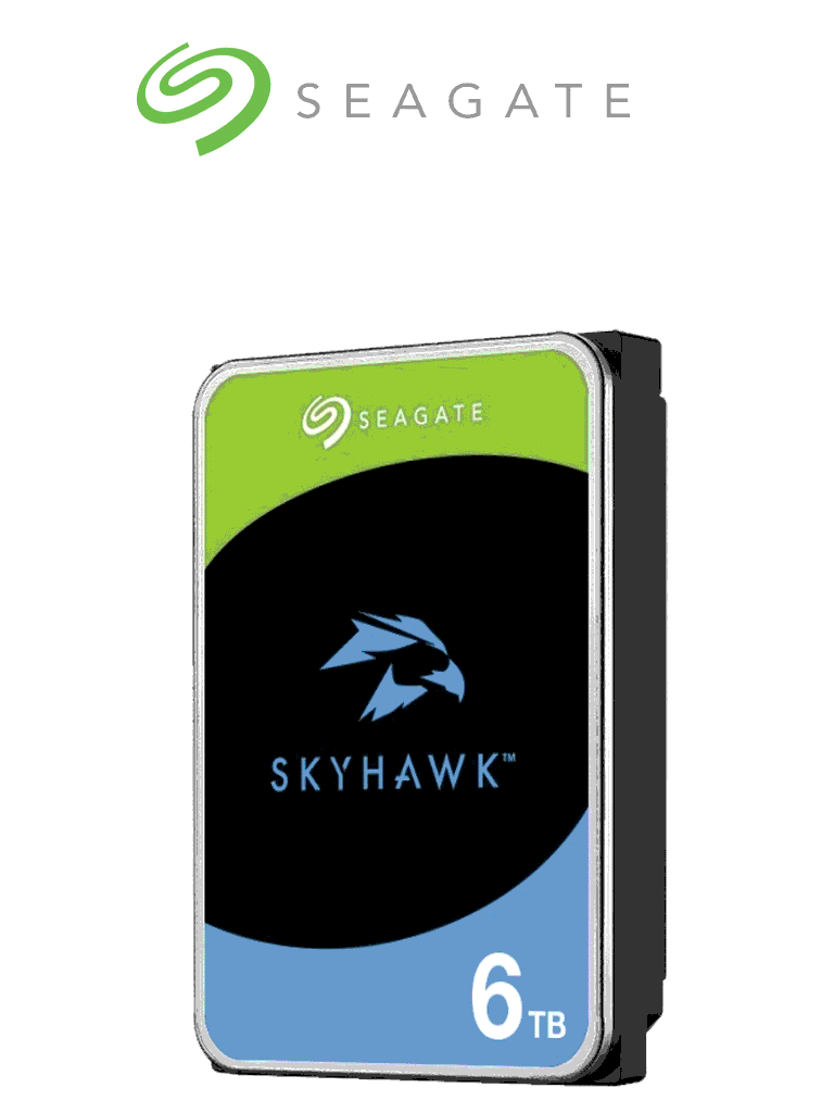 SEAGATE 6TB ST6000VX009 Disco duro de 6 TB / Skyhawk/ 3.5 256MB Caché / SATA III 6Gbit/s Caché