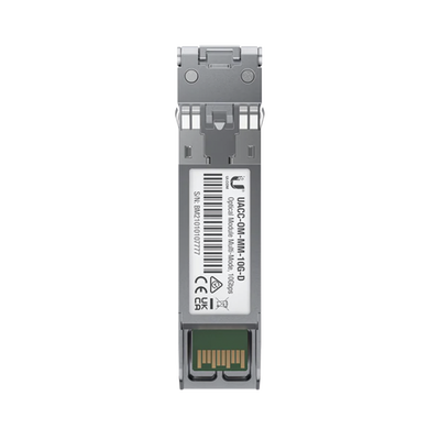 UBIQUITI UACC-OM-MM-10G-D-2 - Módulo UFiber SFP+ 10G con transceptor MiniGBIC multimodo de 10 Gbps alcance de conexión de 300m conectores LC. Paquete de 2 piezas.