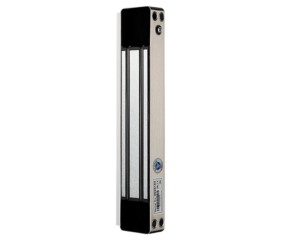 YLI YM280WS - Cerradura Magnética para exterior IP68 / Fuerza de Sujeción 280Kg /600Lb / Voltaje Dual 12v/24 VDC / Puertas de madera vidrio metálica