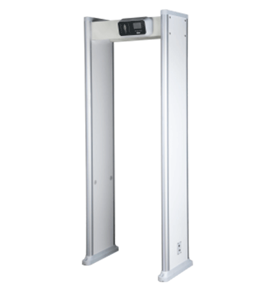 DAHUA ISC-D118C - Arco detector de metales con 18 zonas y pantalla LCD de 3.5". Ofrece 9 sonidos de alarma ajustables en 10 niveles de volumen luces indicadoras por área contador de pasos y alarmas y 255 niveles de sensibilidad configurables.