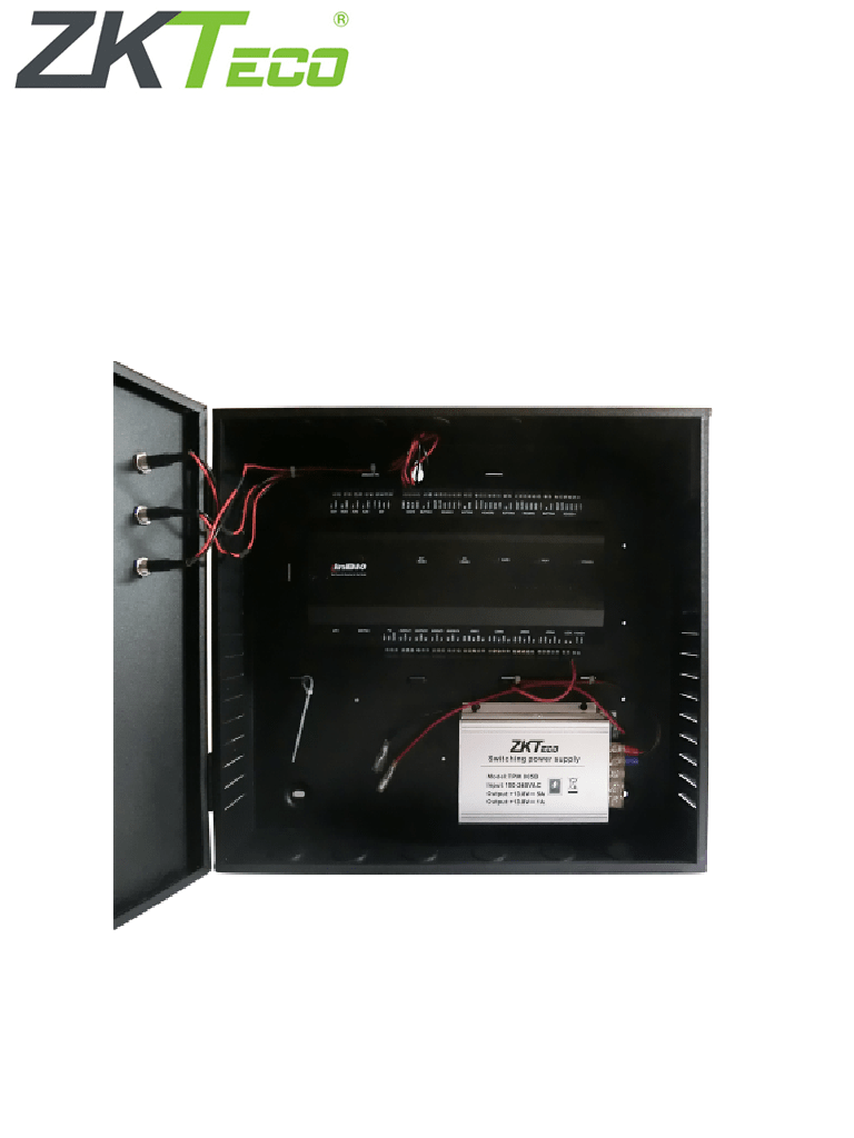 ZKTECO INBIO260B - Panel de Control de Acceso Profesional / 2 Puertas / 3 000 mil Huellas / PULL / Admite lector de huella Esclavo FR