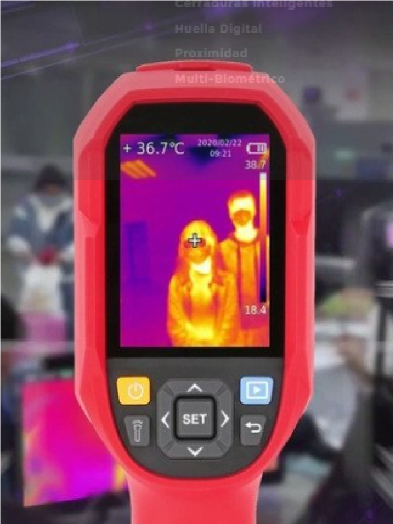 ZKTECO 178K Plus - Cámara Termográfica infrarroja con alta resolución térmica / Medición de Temperatura / Antipandemia / Alarma de Alta Temperatura / No incluye Accesorio de Montaje