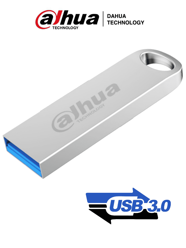 DAHUA USB-U106-30-32GB - Memoria USB de 32 Gb/ USB 3.0/ Lectura y Escritura de Alta Velocidad/ Sistema de Archivos FAT32/ Compatible con Windows macOS Linux y Otros Sistemas/
