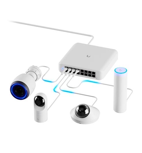 UBIQUITI USW-LITE-16-POE - Switch UniFi Lite PoE administrable con 16 puertos 10/100/1000 Mbps y 8 puertos 802.3af/at con un presupuesto PoE de 45W #UBM3