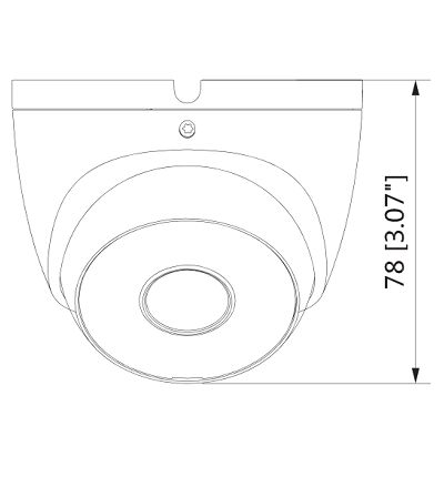 DAHUA HAC-T2A51N-0280B - Cámara Domo de 5MP 106° de apertura carcasa metálica lente de 2.8mm IR de 20m. Compatible con CVI AHD TVI y CVBS. Alta calidad y versatilidad en seguridad.