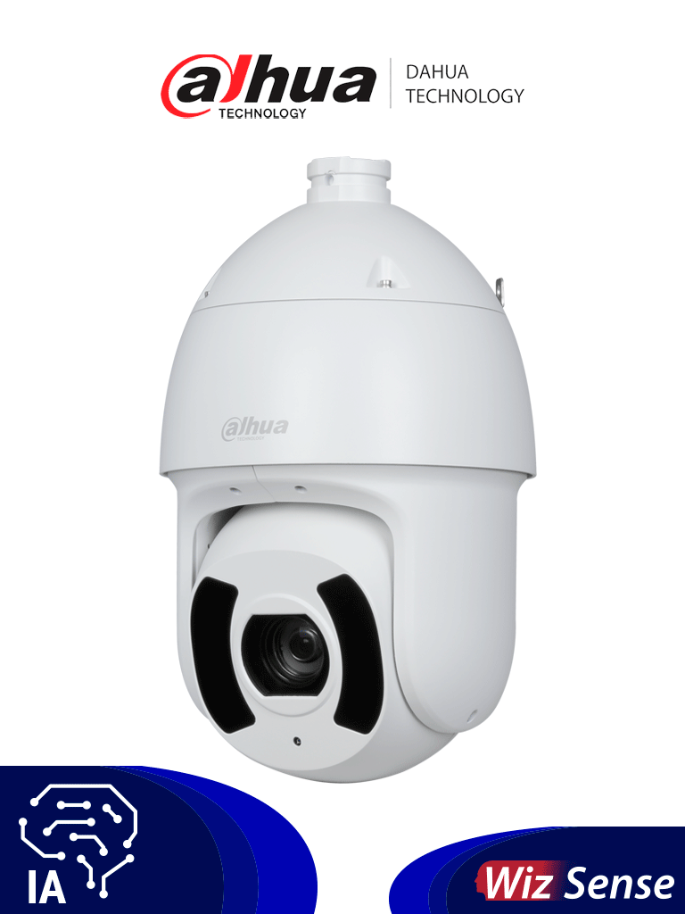 DAHUA DH-SD6CE445GB-HNR Cámara PTZ IP de 4MP con tecnología Starlight y zoom óptico 45x. Alcance IR de 250m Autotracking 3.0 Protección Perimetral Detección de rostros SMD 4.0 Quick Pick certificaciones IP67 e IK10. #ANIVDA