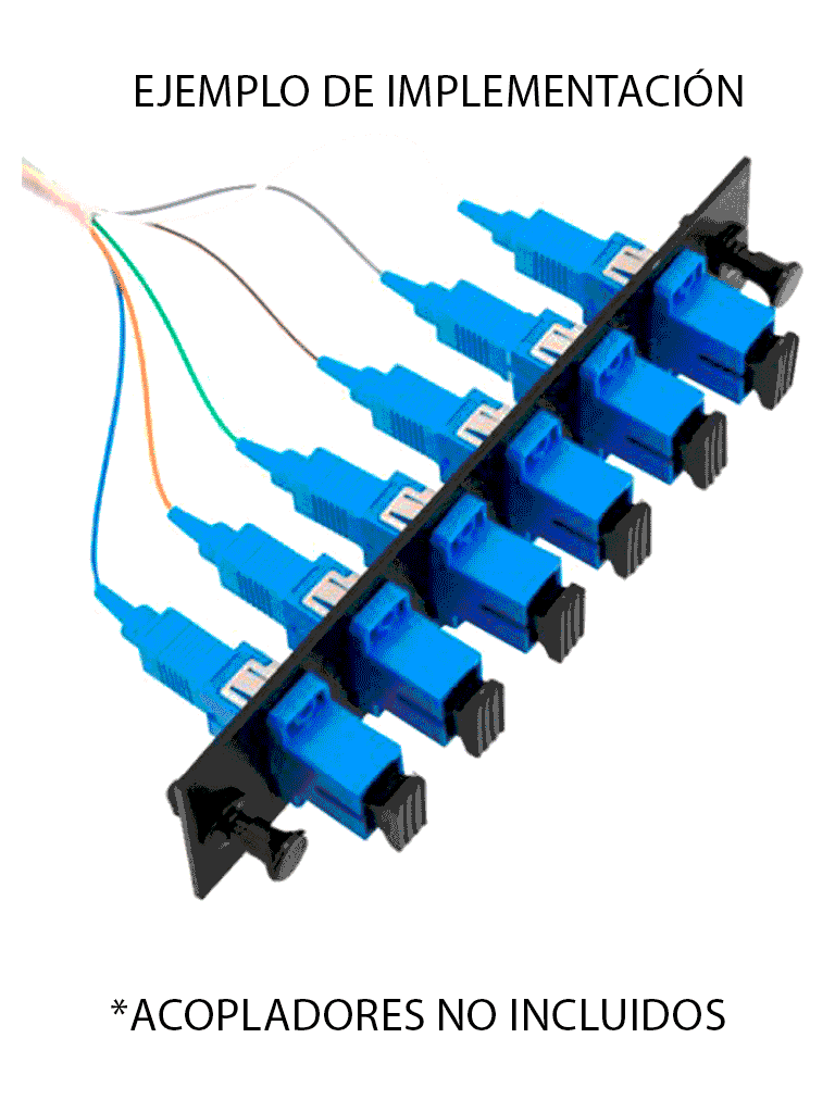 SBE TECH SBE-PIGSC2MSM6P Juego de 6 pigtail SC / MONOMODO 9/125 / 2 metros