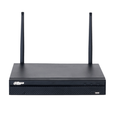 DAHUA NVR1108HS-W-S2-CE - NVR WiFi de 4 Megapixeles/ 8 Canales IP/ H.265/ Salidas HDMI &VGA/ 1 Bahía de Disco Duro/ 1 E&S de Audio/ Onvif/