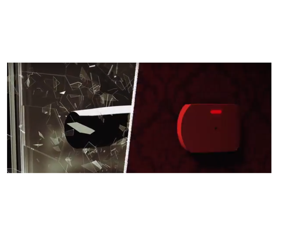 DSC PG9922 - Detector Inalámbrico de Ruptura de Cristal Power G compatible con NEO  PRO  Qolsys e IoTega