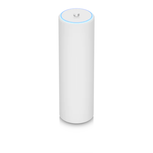 UBIQUITI U6-MESH - Punto de acceso WiFi 6 PRO MU-MIMO 4x4 dual band 802.11ax para interior y exterior con velocidad de hasta 4.8Gbps en 5GHz tecnología Mesh sin Zonas Muertas Wifi 300 clientes IPX5 Portal (Montaje Poste Incluido)