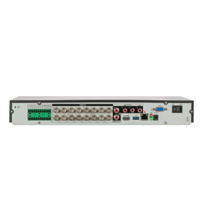 DAHUA XVR5216A-4KL-I3 - DVR de 16 Canales 4k/ WizSense/ H.265+/ 16 Canales HDCVI+16 IP/ Hasta 32 Ch IP/ 2 Ch de Reconocimiento Facial/ SDM Plus/ Protección Perimetral/ 2 SATA de hasta 10TB/ 16&3 E&S de Alarmas/ 4 Canales de Audio/ IoT/ POS/