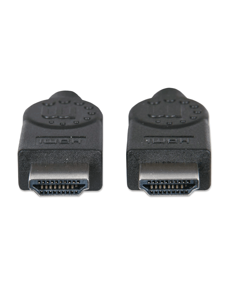 MANHATTAN - 306133 - Cable HDMI de Alta Velocidad / 4K@30Hz 3D HDMI Macho a HDMI Macho Blindado Negro 5 m (16.5 ft.)