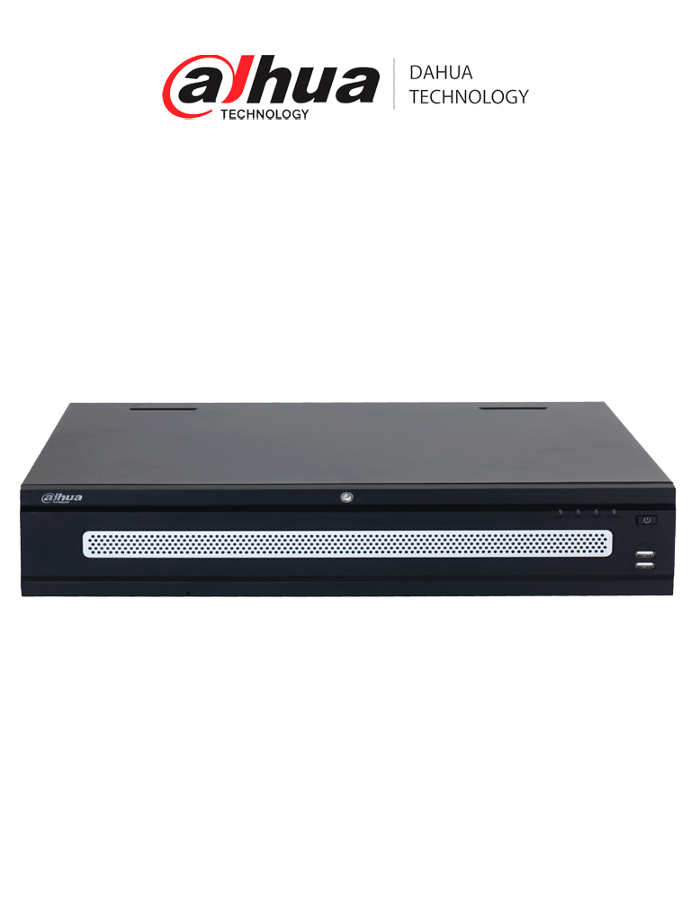 DAHUA DHI-NVR608RH-128-XI - NVR con tecnología Acupick y WizMind 128 canales 32MP 8HDD 1024Mbps. Clúster N+M RAID0/1/5/6/10 Hot Swap. Detección de rostros metadatos protección perimetral SMD Plus y soporte IA por cámara.