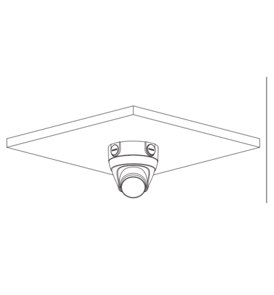 DAHUA IPC-HDW1239T1-A-LED-S5 - Camara IP Domo Full Color 2 Megapixeles/ Lente de 2.8mm/ 110 Grados de Apertura/ Microfono Integrado/ Luz Blanca de 15 Mts/ H.265/ IP67/ PoE/ DWDR/