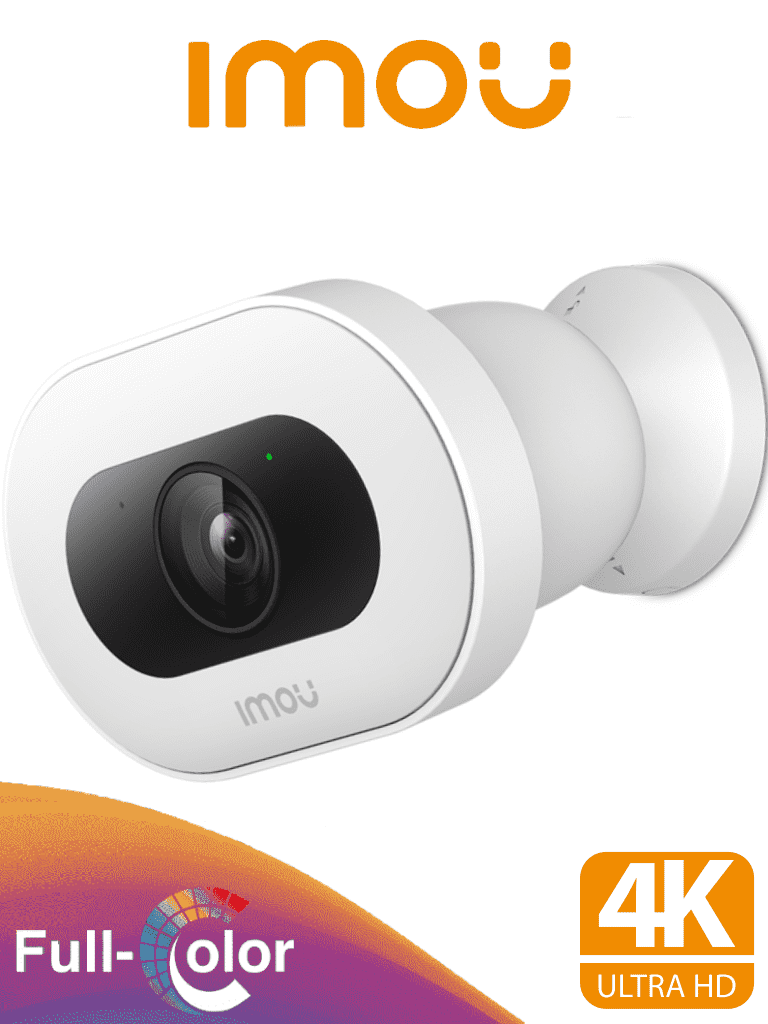 IMOU KNIGHT 4K (IPC-F88FIN) - Cámara IP Bullet WiFi 4K de 8MP con IA Full Color lente de 2.8mm 107° (H) WiFi 6.0 audio bidireccional sirena luz integrada y detección avanzada. #CONGIMOU1 #MCI2 #IMMC