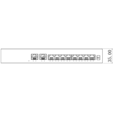 DAHUA PFS3010-8ET-65 - Switch Poe de 10 Puertos Fast Ethernet/ 8 Puertos Poe/ 2 Puertos Uplink/ 65 Watts Totales/ Soporta PoE Watchdog/ Switching 2.0 Gbps/ Con Protección de Descargas/ #BuenFinDahua20