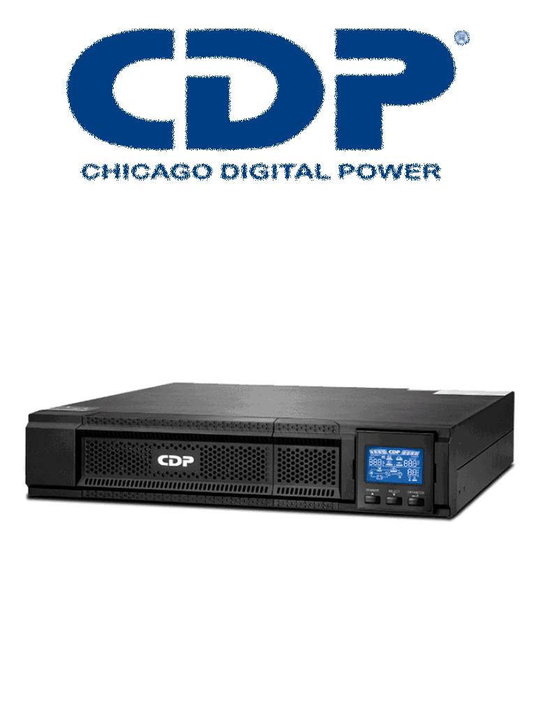 CDP UPO11-1RT - UPS / 1000VA / 900W / 8 Terminales / 4 Terminales programables / Pantalla LCD / 5min. a carga completa /