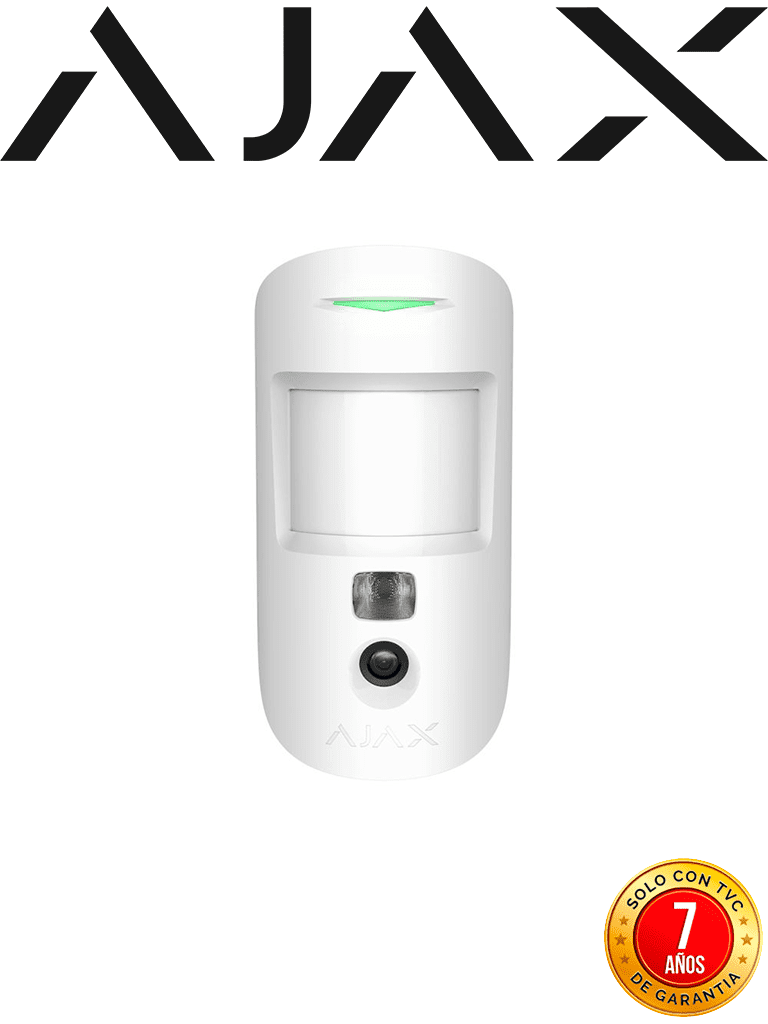 AJAX MotionCam W - Detector de movimiento con Verificación fotográfica. Color Blanco (27383.23.WH3)