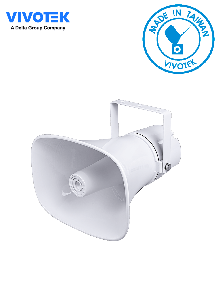 VIVOTEK AU-001 - Altavoz IP PoE para exterior con protección IP66 y 106dB