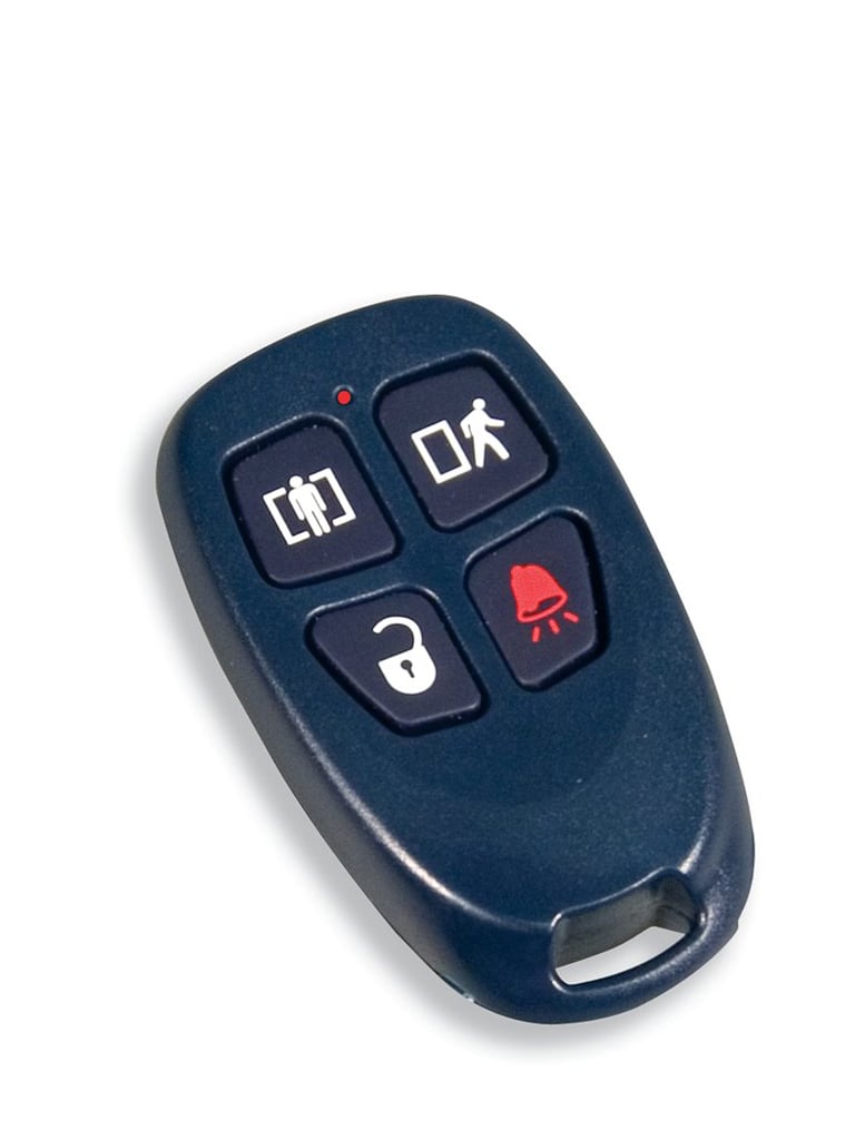 DSC WS4939 - Llavero de 4 botones programables Inalámbrico con frecuencia 433 Mhz compatibles con Power Series  Impassa y Maxsys
