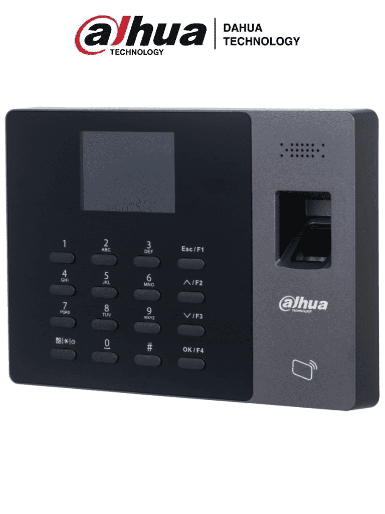 DAHUA ASA1222GL-D - Control de Asistencia Stand Alone con Batería Incluida/ 1000 Usuarios Passwords y Tarjetas ID/ 2000 Huellas/ 100 000 Registros de Asistencias/ Protocolos TCP/IP/UDP/IPv4/ USB p/Exportar Registros/ Horarios